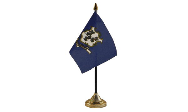 Connecticut Table Flags